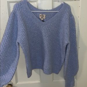 Light Blue Pullover Sweater